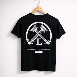 Civil Regime Black Graphic Tee Shirt Size Small Streetwear Cotton